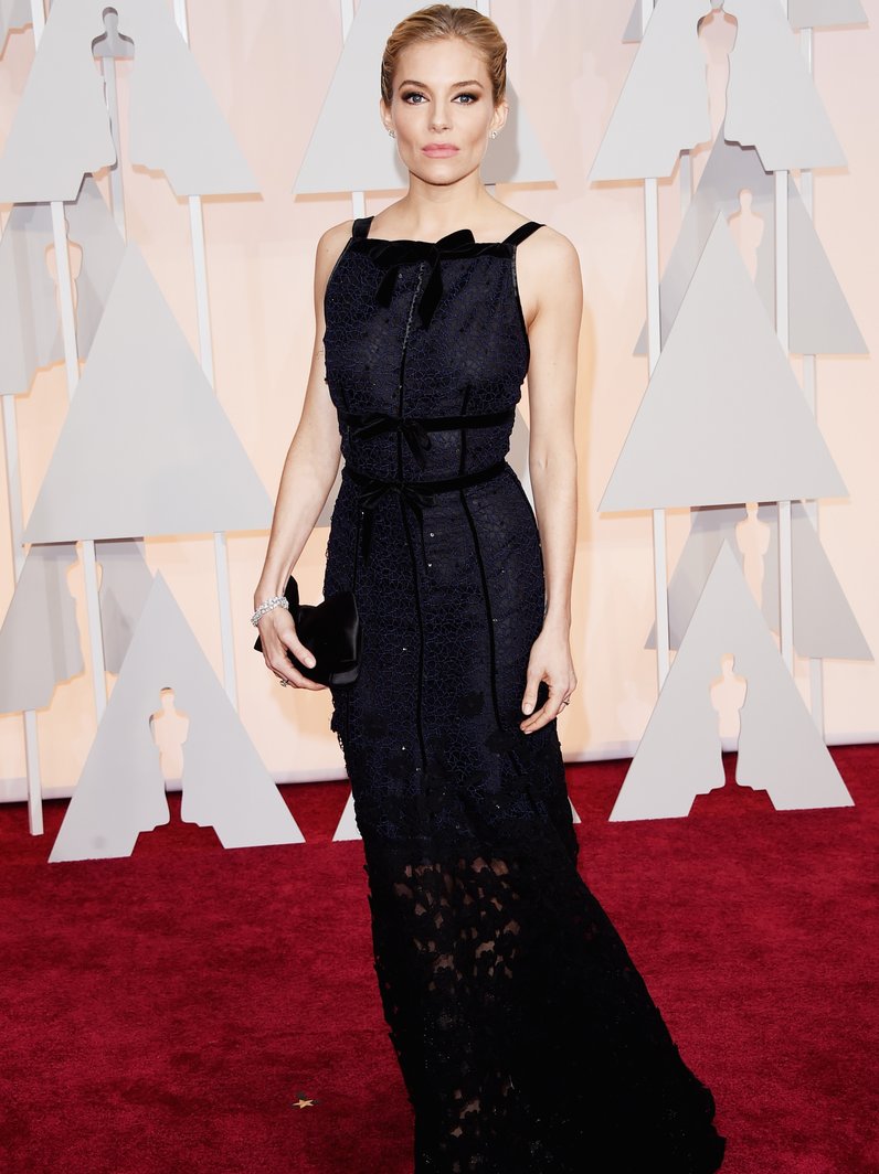 The Biggest Fashion Risk Award: Sienna Miller - Oscars 2015 Best