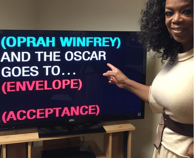 Outtakes from the Oscars
