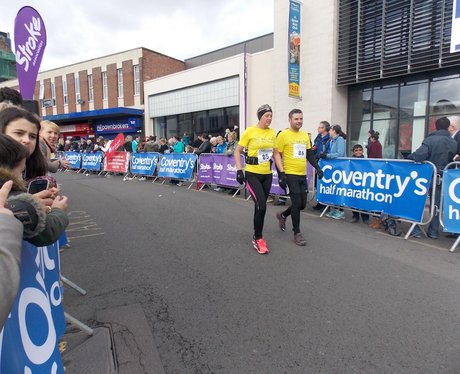 Cheering Point at Cov Half Marathon!