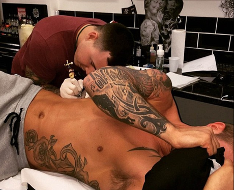 Dan Osbourne - tattoo
