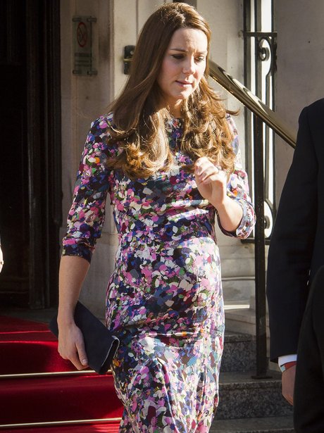 The Duchess flaunts her baby bump in Erdem. - Kate Middleton's ...