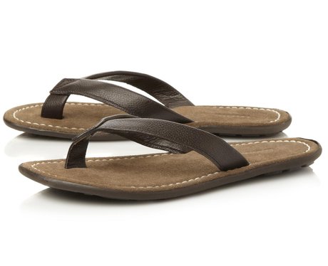 Dune Leather Toe Post Casual Sandal, £35