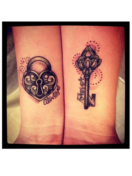 With the caption my kids will always have the key to my heart   rbadtattoos