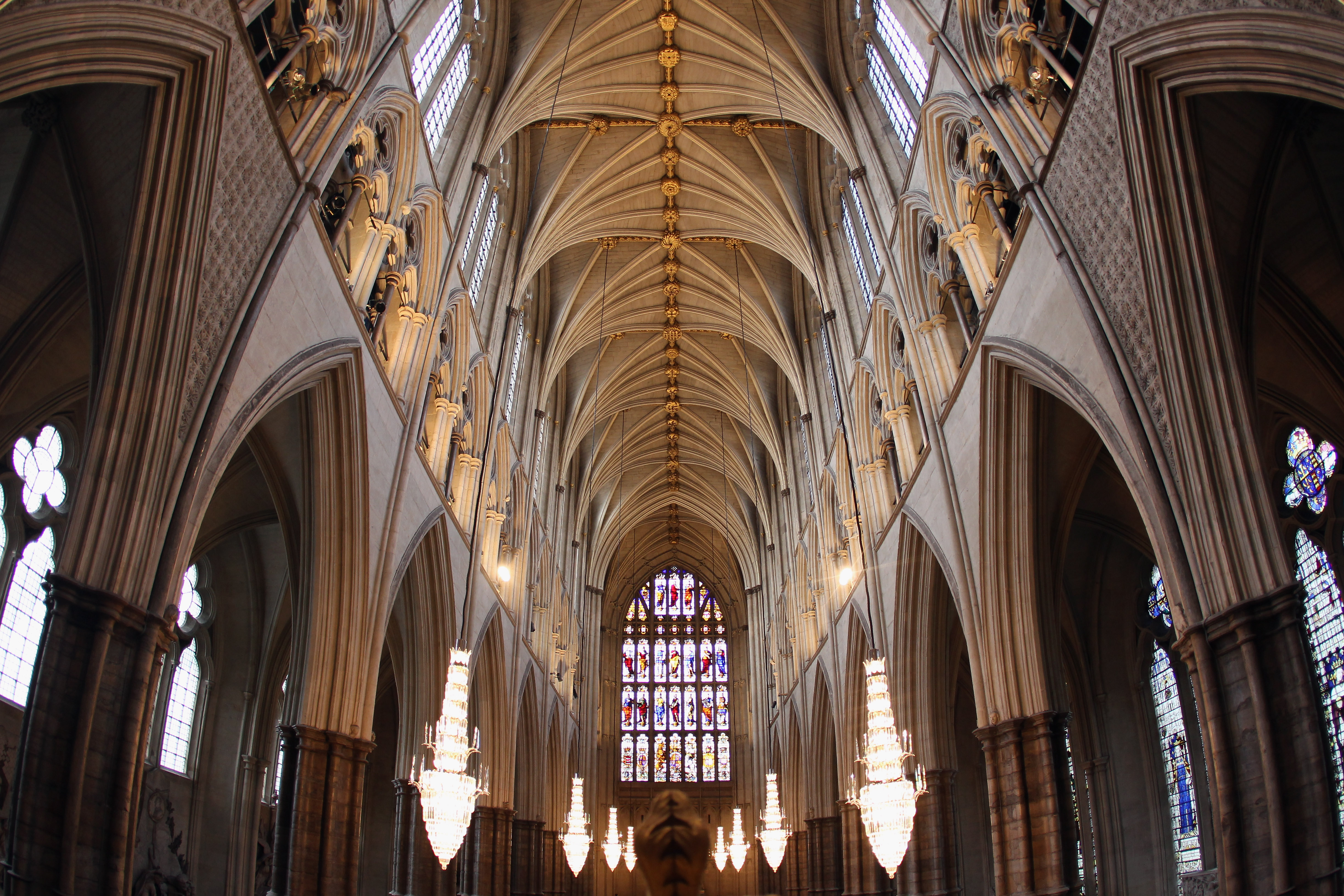 Westminster Abbey ceiling interior