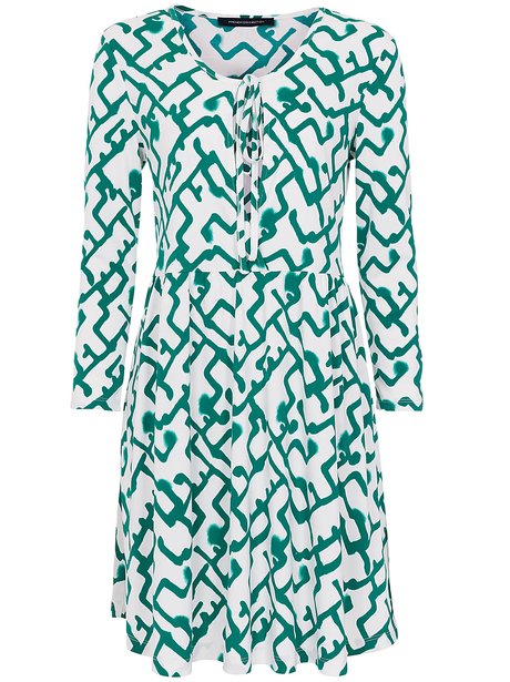 French Connection Downtown Grid Flared Dress, £95
