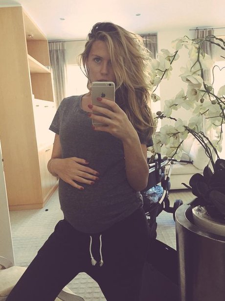 Abbey Clancy Baby Bump