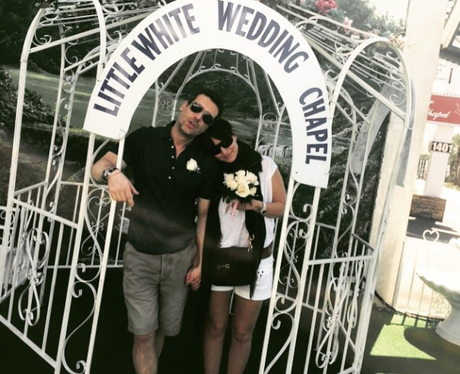 Davina McCall and Matthew Robertson