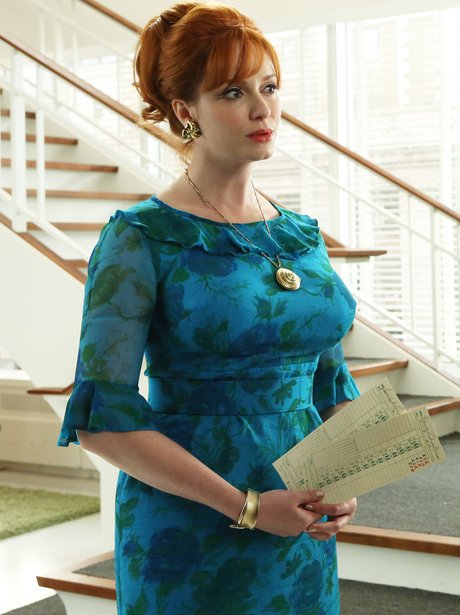 Working Spring Florals Mad Men Fashion Joan Harris Holloway S 60s Style Heart