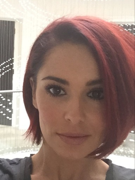 Cheryl Cole new red hair 
