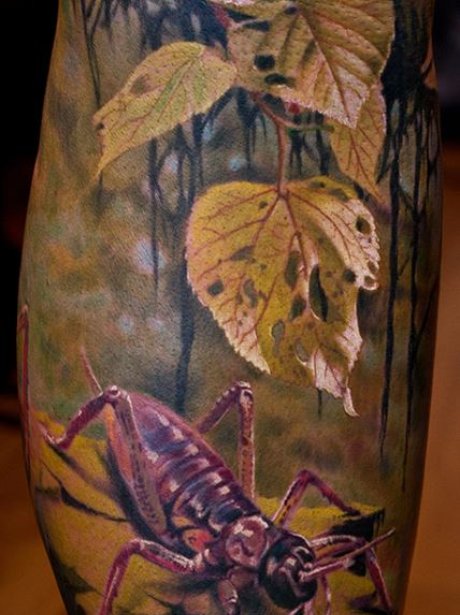 foliage tattoo