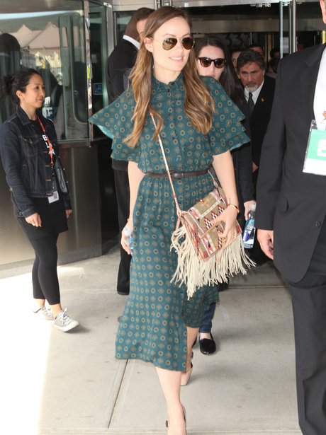 Olivia Wilde sports a stylish fringe bag. - Best Celebrity Pictures Of ...