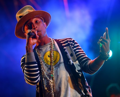 Pharrell Williams at Coachella Festival 2015