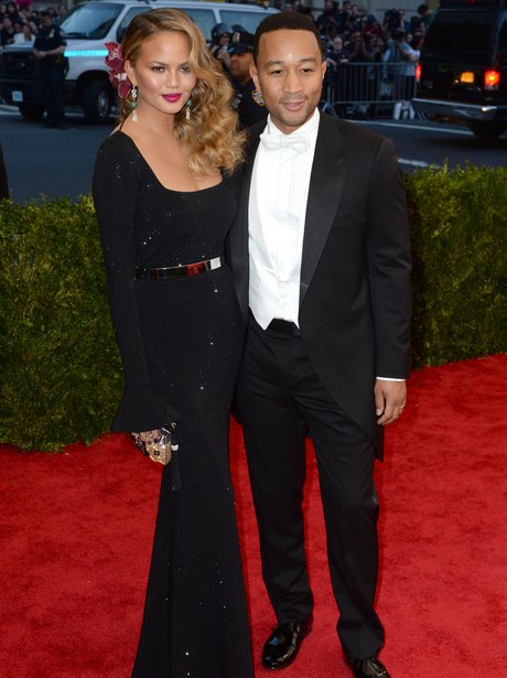 John Legend and Chrissy Teige MET Ball 2015