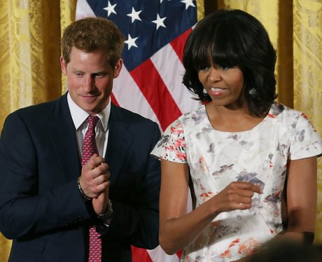 Prince Harry and Michelle Obama