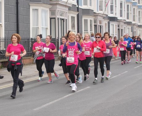 Ladies running in the race