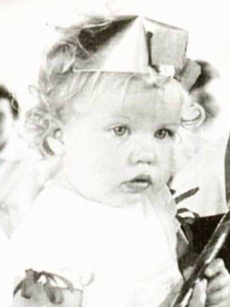 Kylie as a young girl