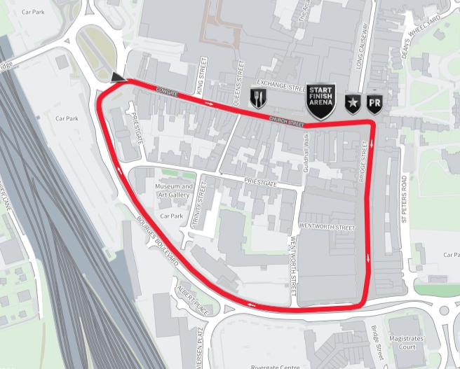 Peterborough Car Parks Map