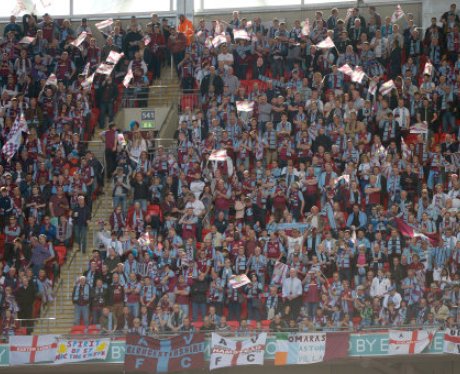 Villa fans as the FA Cup final begins