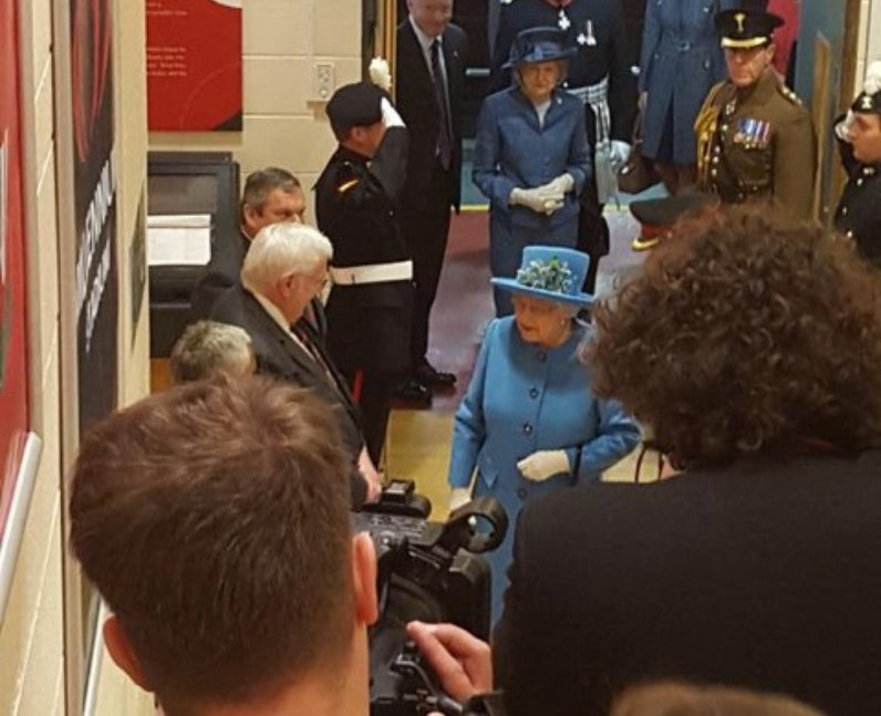 The Queen In Cardiff