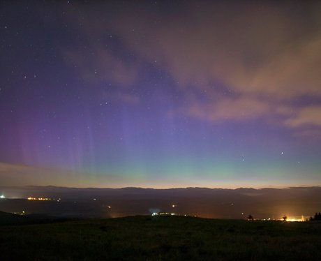 Northern Lights over Wales