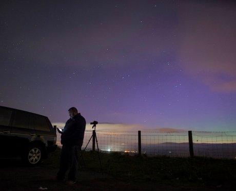 Northern Lights over Wales