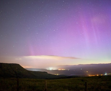 Northern Lights over Wales