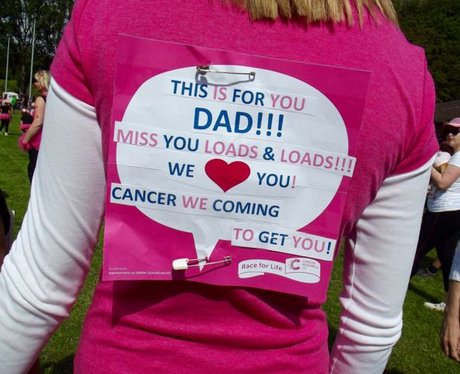 Race For Life Cwmbran 2015: The Messages