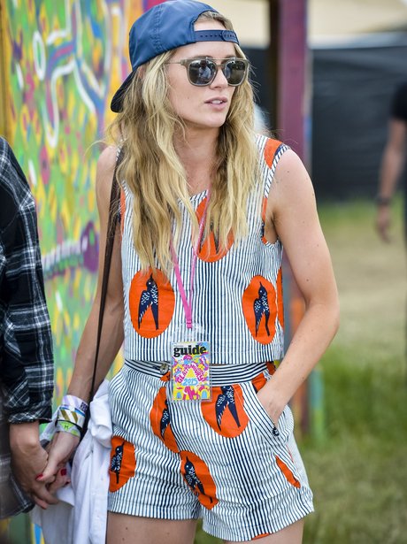 Cressida Bonas works a printed combo for festival season. - Celebrity ...