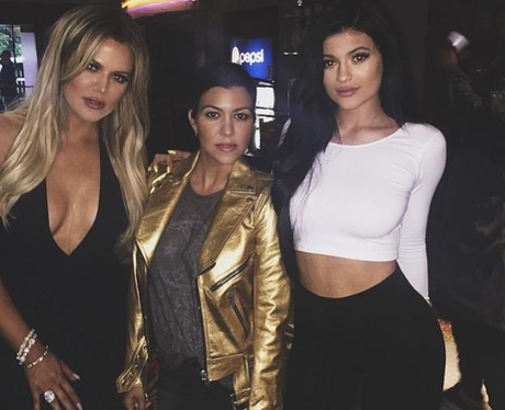 Khloe, Khourtney and Kylie Kardashian