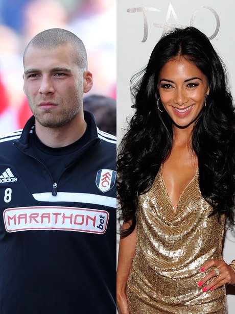 Pajtim Kasami and Nicole Scherzinger