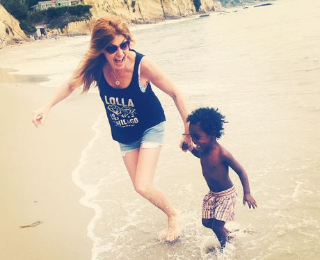 connie britton and yobi Instagram