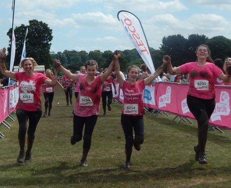 Heart Angels: Maidstone Pretty Muddy - Finish line