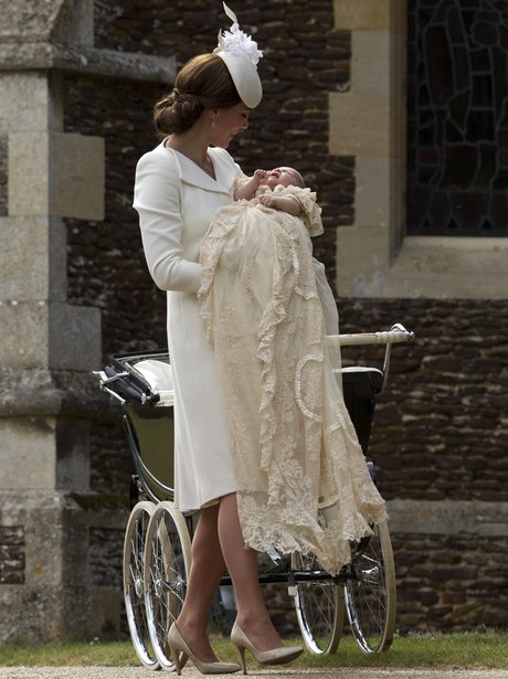 The Duchess of Cambridge at Princess Charlotte's 