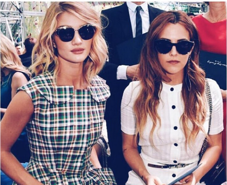 Rosie Huntington-Whitely and Riley Keough Instagra