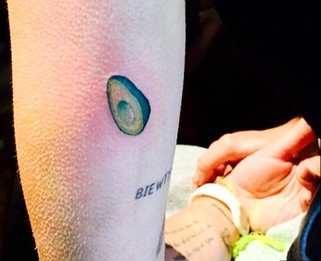 Celebrity Tattoos - Miley Cyrus Avacado 
