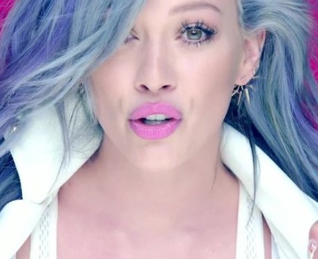 Hilary Duff in a video from her sparks video.