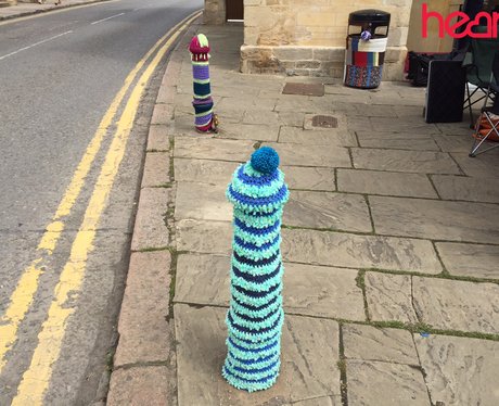 Oundle Yarn 3 - Oundle Gets Yarn Bombed - Heart Four Counties