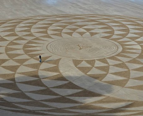 Sand Circles and Shapes