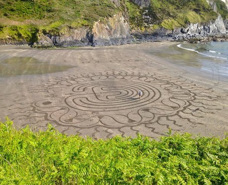 Sand Circles and Shapes
