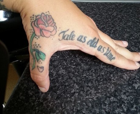 Hands up who loves 'Beauty and the Beast'? - Disney Inspired Tattoos: The  Happiest... - Heart