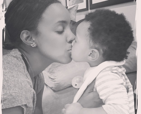 Kelly Rowland and son Titan