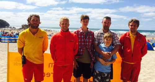 Family rescued by RNLI at Perranporth