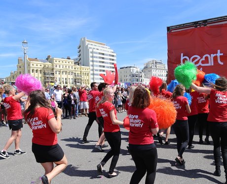 Heart at Brighton Pride