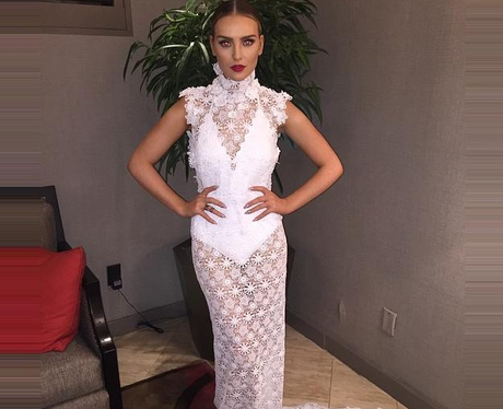 Perrie Edwards See Through Dress