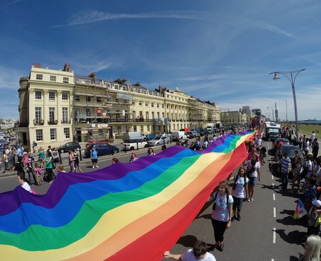 The Parade At Brighton Pride 2015