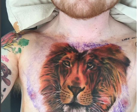 Ed Sheeran Tiger Tattoo