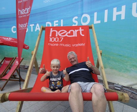 Fun on the beach at Costa Del Solihull