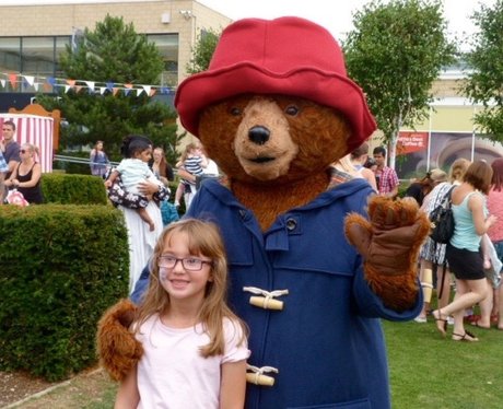 The Heart Angels helped to welcome Paddington Bear