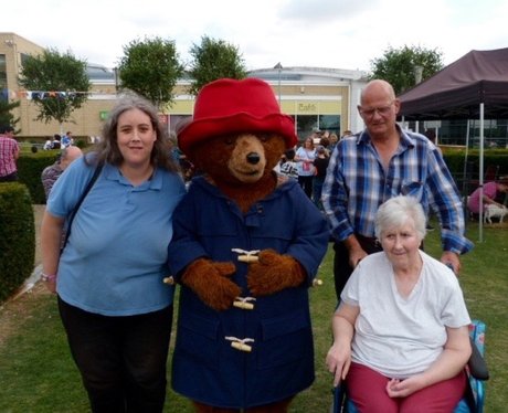 The Heart Angels helped to welcome Paddington Bear