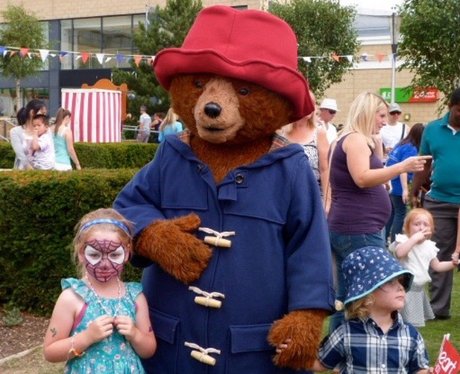 The Heart Angels helped to welcome Paddington Bear